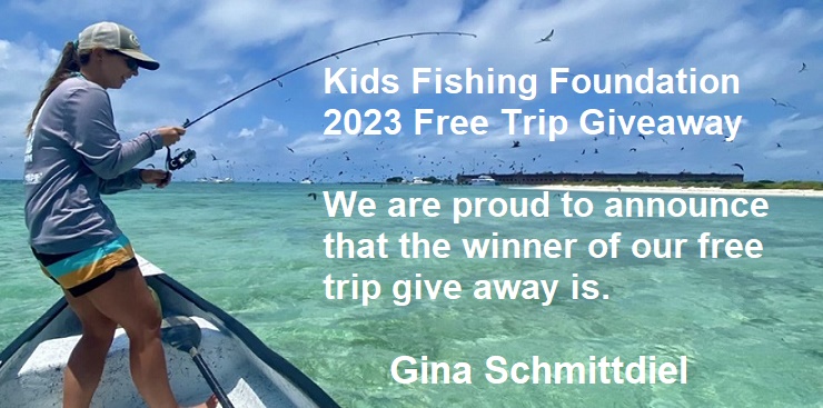 Kids Fishing Foundation 2023 fishing trip winner